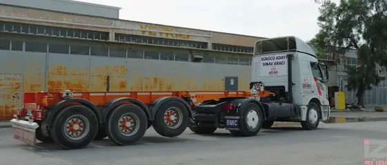 Yarı römorklu çekici (CE) eğitim aracımız